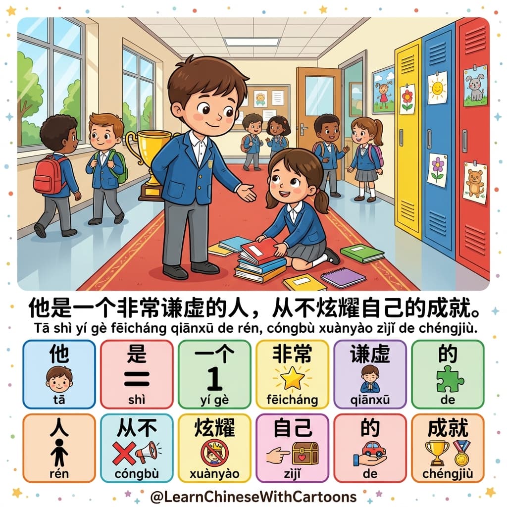 An elderly man practicing calligraphy in a quiet, traditional studio.