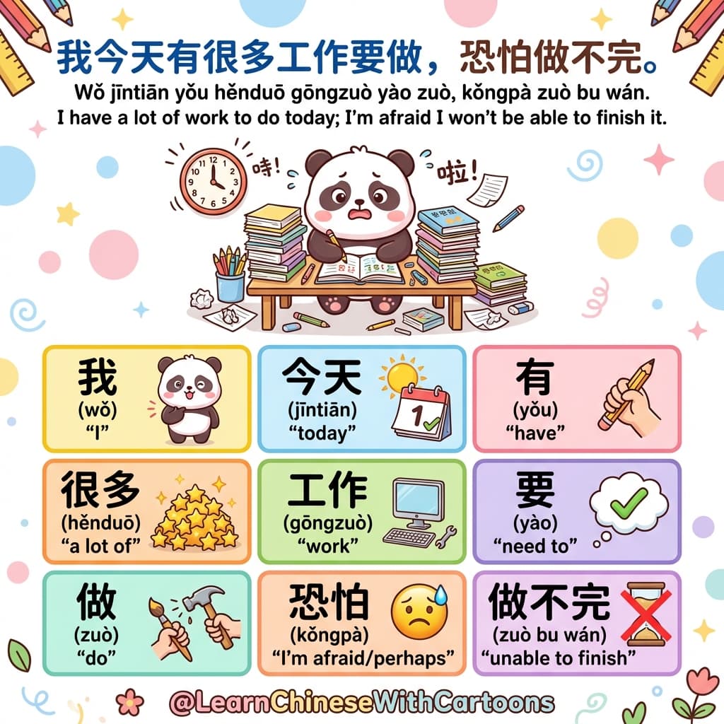 Cover image from The Clockmaker's Race Against Time: Mastering 'Work Stress' in Chinese